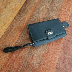 NWOT Walmart Black Organizer Wristlet Wallet
